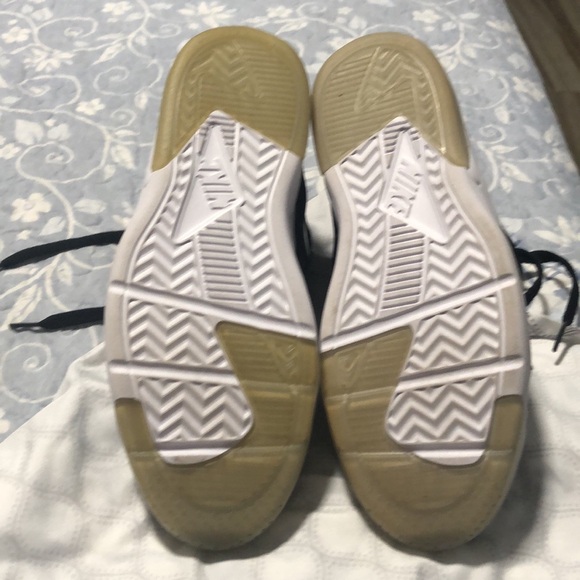 Nike Air Flight Huarache GS Retro Youth 705281-003 Sneakers 7 YBlack Pink Unisex - Picture 8 of 11